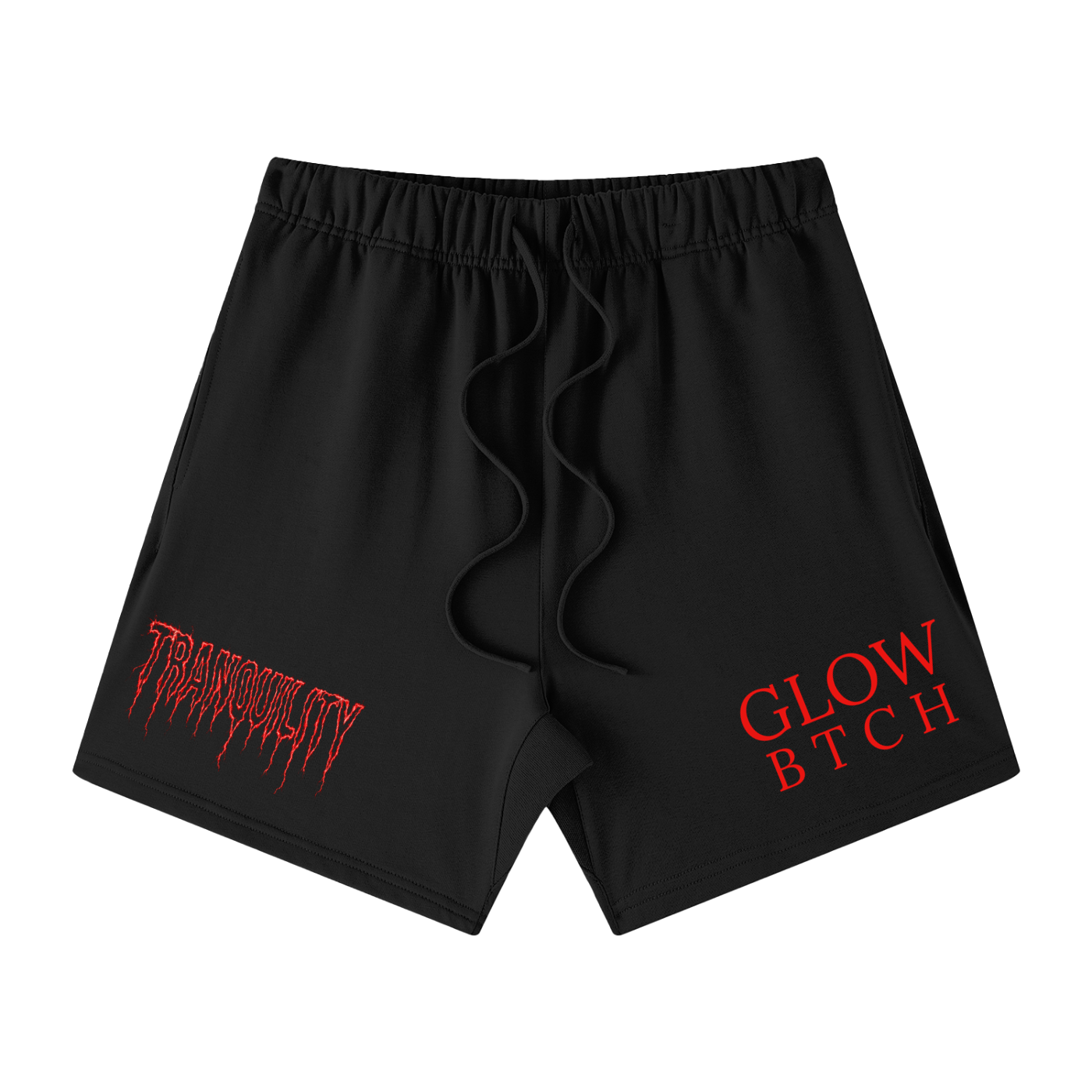 TRANQUIL GLOW BTCH Cotton Shorts