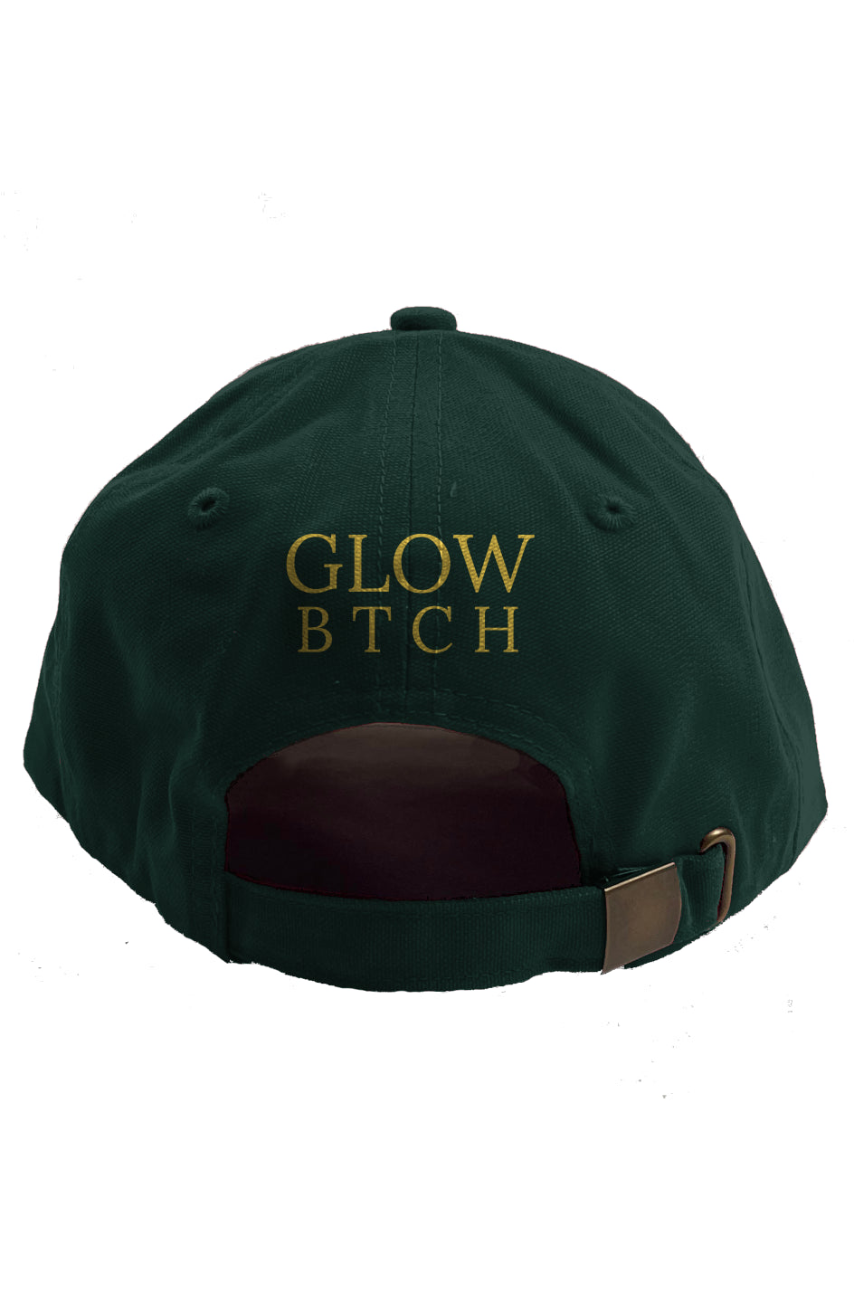 GLOW BTCH Faux Suede Bill Cap