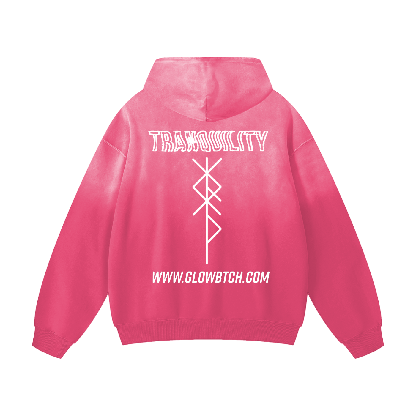 GLOW BTCH Heavyweight Sunfade Oversized Hoodie