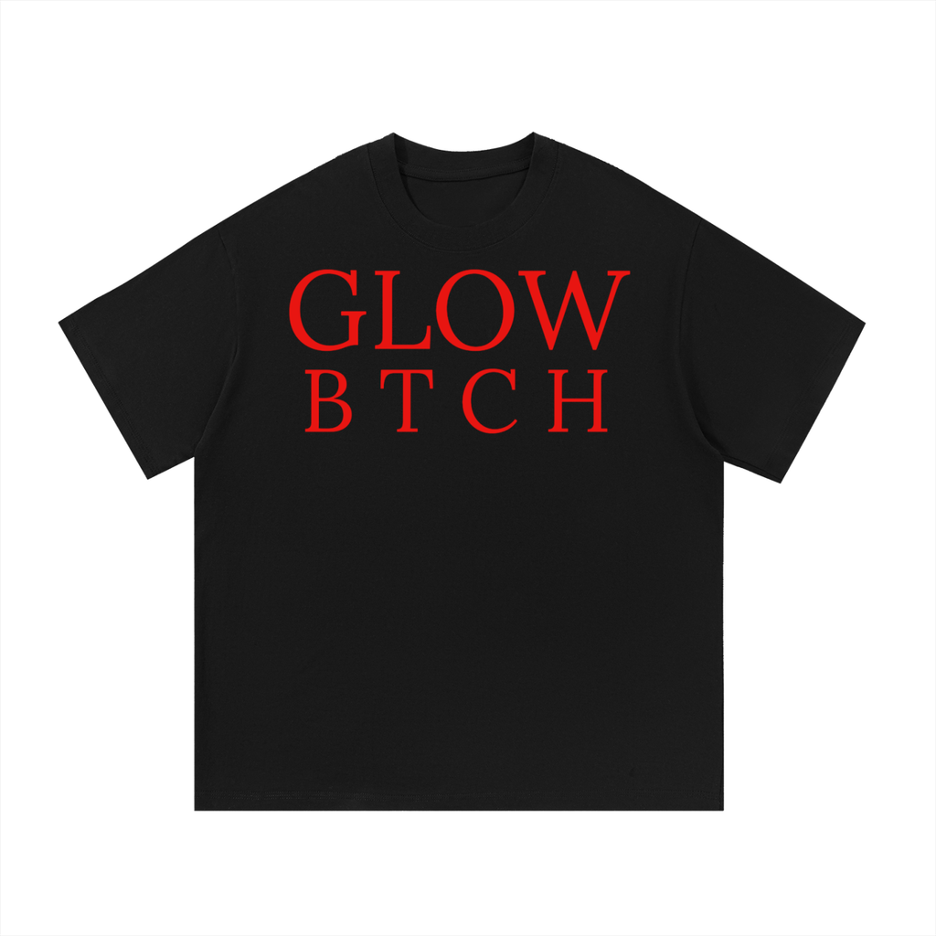 RED GLOW BTCH Cotton T-Shirt