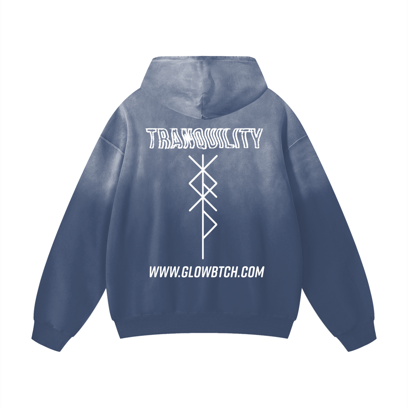 GLOW BTCH Heavyweight Sunfade Oversized Hoodie