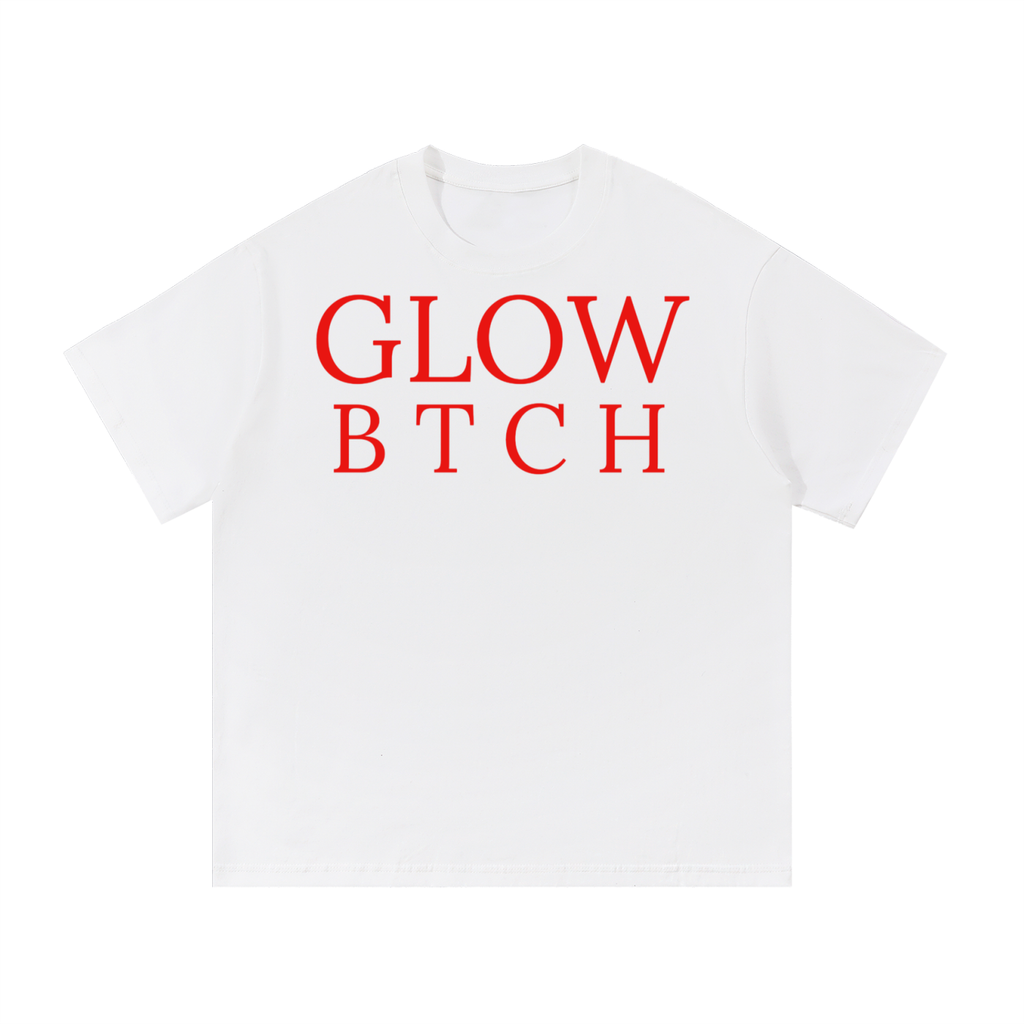 RED GLOW BTCH Cotton T-Shirt