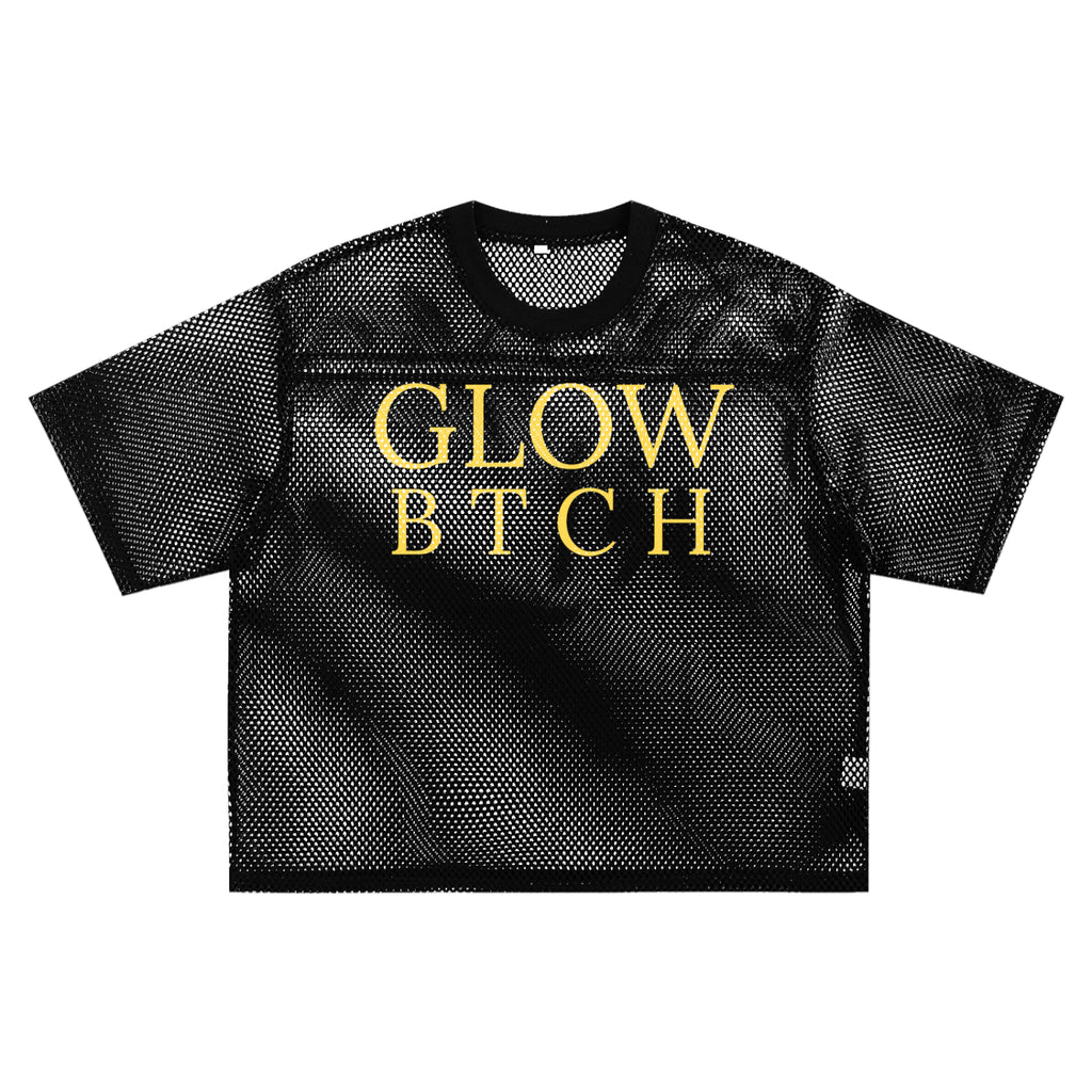 GLOW BTCH Boxy Net T-Shirt