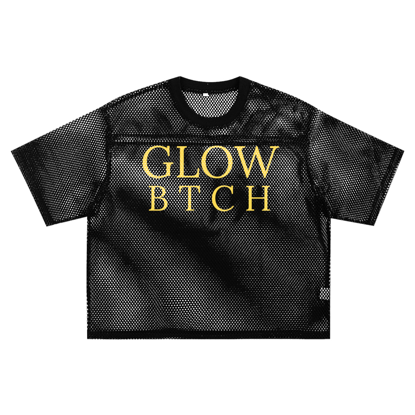 GLOW BTCH Boxy Net T-Shirt